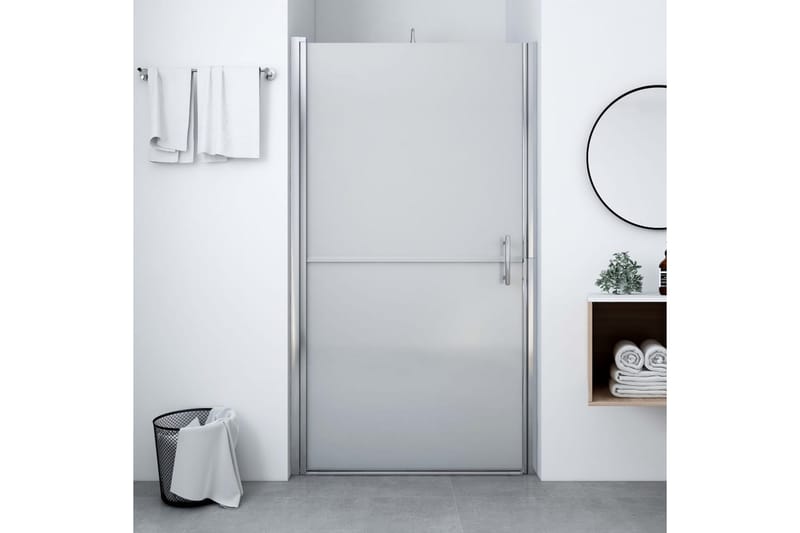 Dusjdør frostet herdet glass 91x195 cm - Hus & oppussing - Kjøkken & bad - Baderom - Dusjer