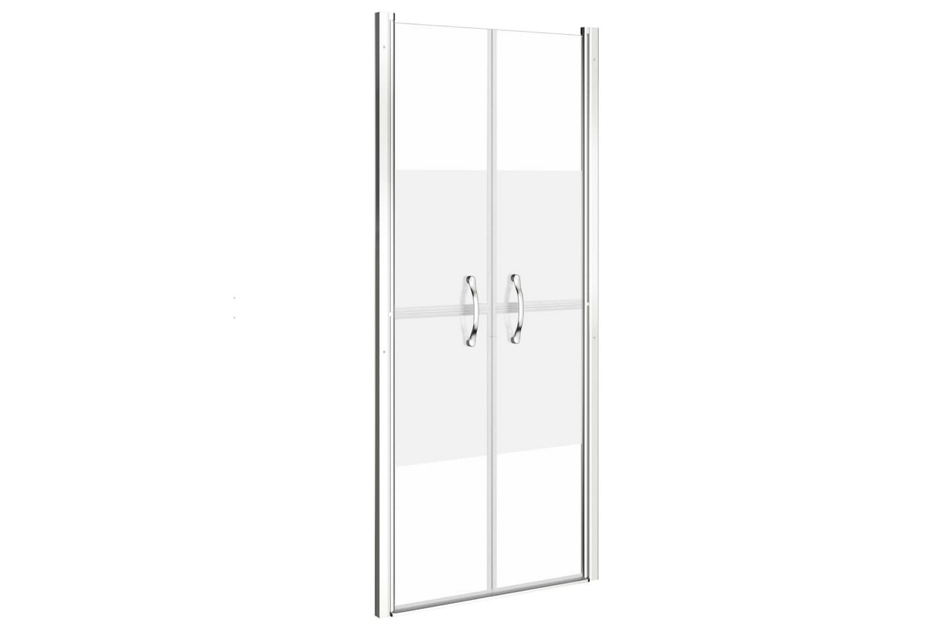 Dusjdør halvfrostet ESG 81x190 cm - Hus & oppussing - Kjøkken & bad - Baderom - Dusjer