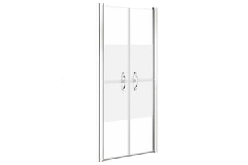 Dusjdør halvfrostet ESG 81x190 cm - Hus & oppussing - Kjøkken & bad - Baderom - Dusjer