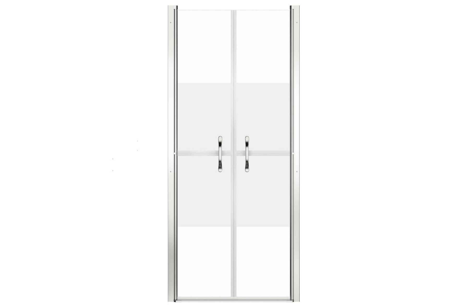 Dusjdør halvfrostet ESG 81x190 cm - Hus & oppussing - Kjøkken & bad - Baderom - Dusjer