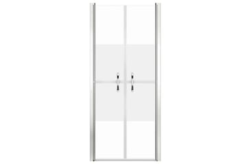 Dusjdør halvfrostet ESG 81x190 cm - Hus & oppussing - Kjøkken & bad - Baderom - Dusjer
