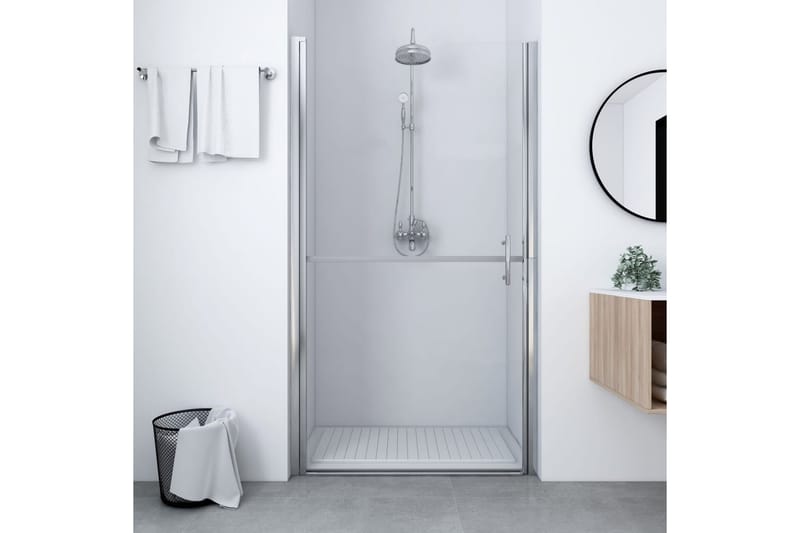 Dusjdør herdet glass 81x195 cm - Hus & oppussing - Kjøkken & bad - Baderom - Dusjer