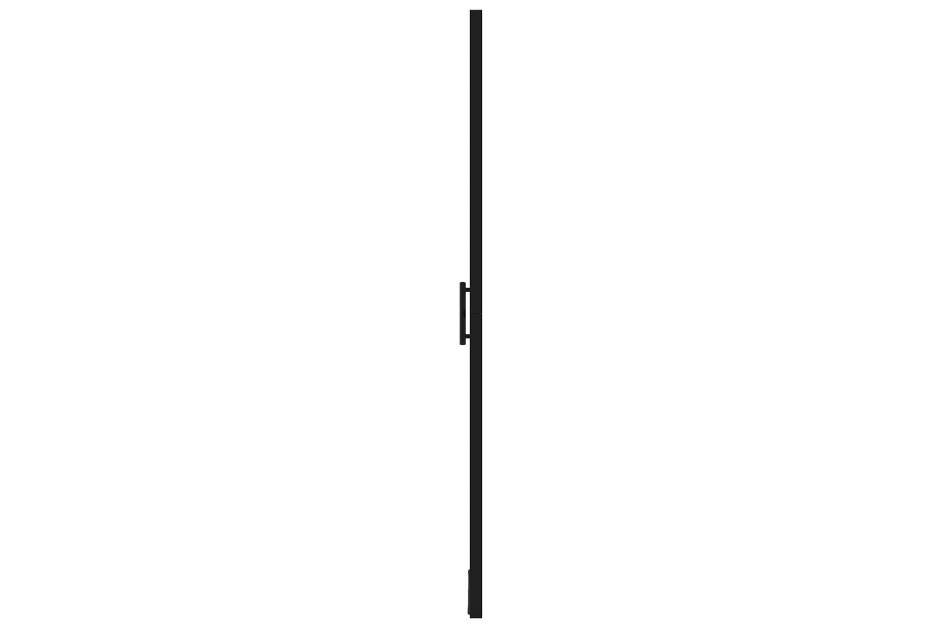 Dusjdør herdet glass 91x195 cm svart - Hus & oppussing - Kjøkken & bad - Baderom - Dusjer