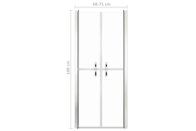 Dusjdør klar ESG 71x190 cm - Hus & oppussing - Kjøkken & bad - Baderom - Dusjer