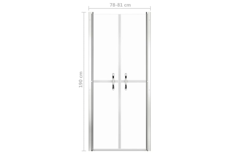 Dusjdør klar ESG 81x190 cm - Hus & oppussing - Kjøkken & bad - Baderom - Dusjer