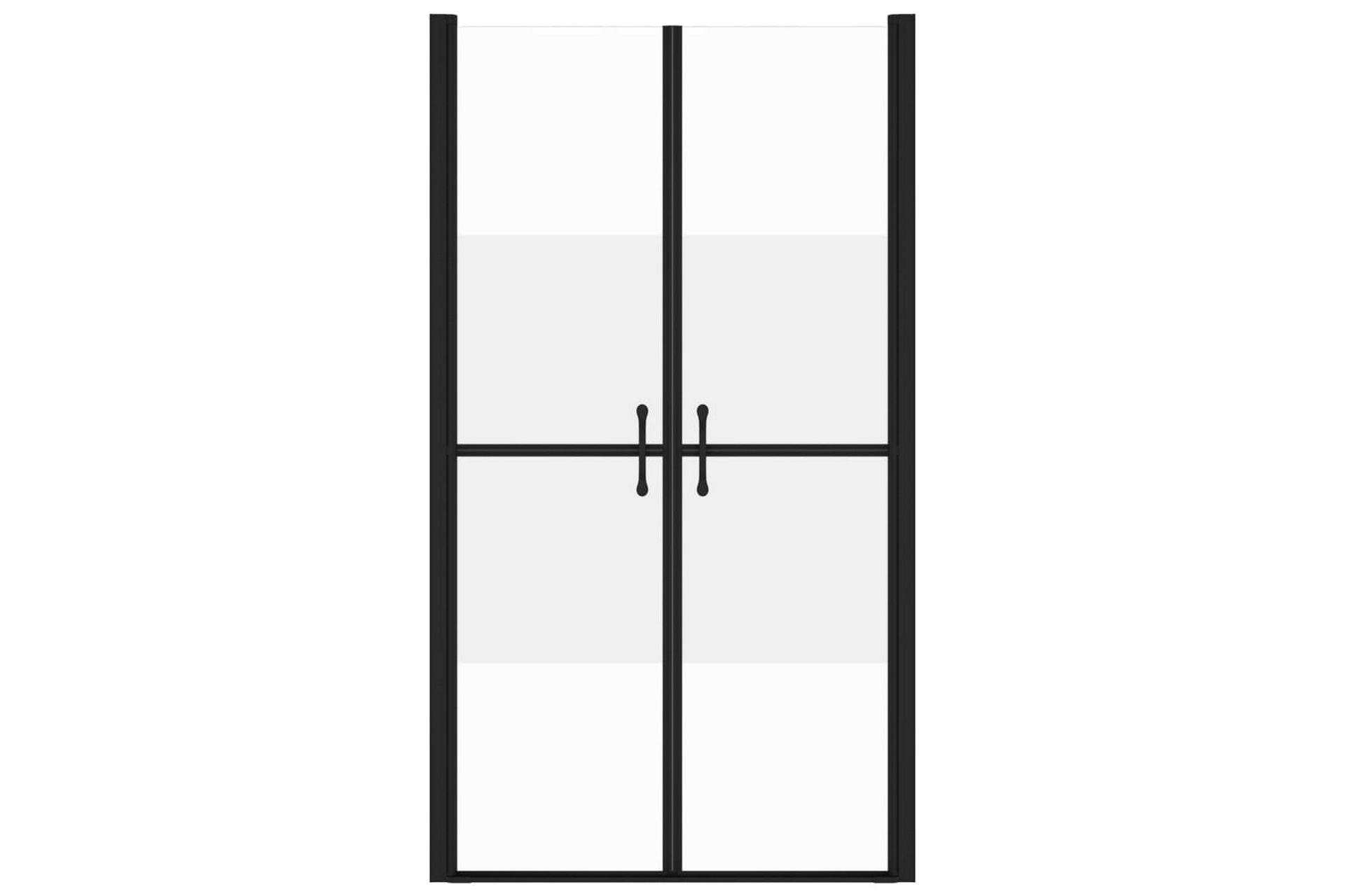 Dusjdör halvfrostet ESG (78-81)x190 cm - Hus & oppussing - Kjøkken & bad - Baderom - Dusjer