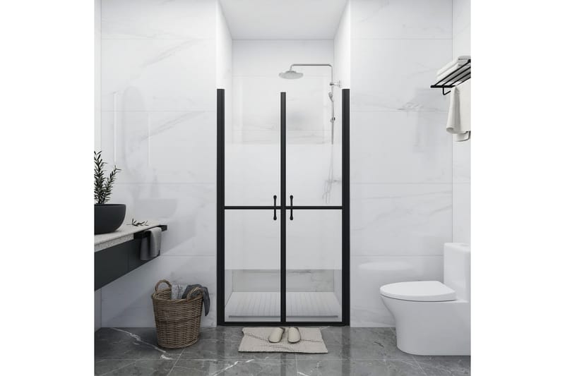 Dusjdör halvfrostet ESG (83-86)x190 cm - Hus & oppussing - Kjøkken & bad - Baderom - Dusjer