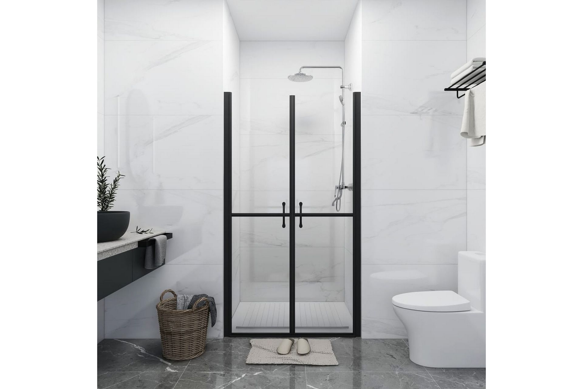 Dusjdör klar ESG (83-86)x190 cm - Hus & oppussing - Kjøkken & bad - Baderom - Dusjer