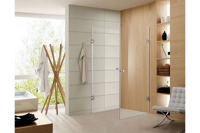 Shower door - Helga 900 - Transparent - Hus & oppussing - Kjøkken & bad - Baderom - Dusjer