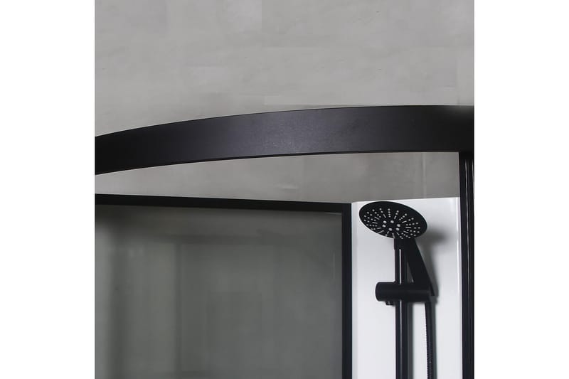 Bathlife Betrakta Dusjkabinett 90x90 cm - Svart/Hvit - Hus & oppussing - Kjøkken & bad - Baderom - Dusjer