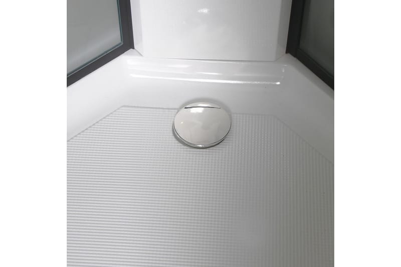 Bathlife Betrakta Dusjkabinett 90x90 cm - Svart/Hvit - Hus & oppussing - Kjøkken & bad - Baderom - Dusjer