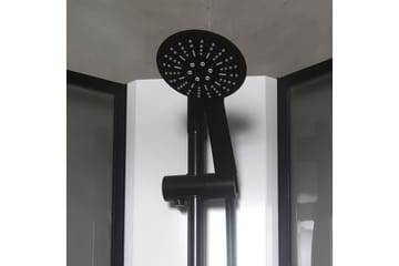 Bathlife Betrakta Dusjkabinett 90x90 cm - Svart/Hvit - Hus & oppussing - Kjøkken & bad - Baderom - Dusjer