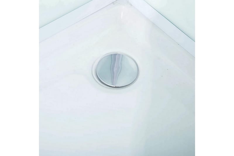 Ideal Dusjkabinett 90x90 cm Rett - Hvit - Hus & oppussing - Kjøkken & bad - Baderom - Dusjer