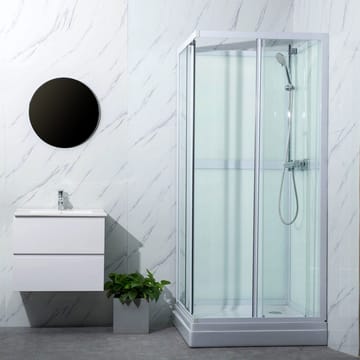 Ideal Dusjkabinett 90x90 cm Rett - Hus & oppussing - Kjøkken & bad - Baderom - Dusjer - Dusjkabinett