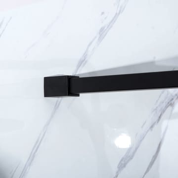 Dusjvegg Bathlife Profil Rett 80 Vegg Svart - Bathlife - Hus & oppussing - Kjøkken & bad - Baderom - Dusjer - Dusjvegger