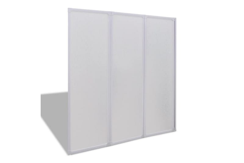 Badekarskjerm 117 x 120 cm 3 paneler sammenleggbare - Hus & oppussing - Kjøkken & bad - Baderom - Dusjer