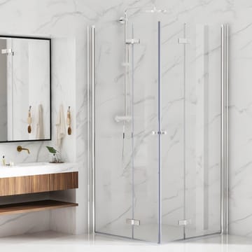 Bathlife Sammenleggbart Dusjhjørne 900 mm - Hus & oppussing - Kjøkken & bad - Baderom - Dusjer - Dusjvegger