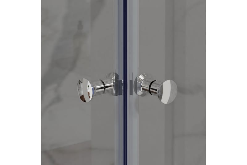 Bathlife Vikbar Dusjhjørne 800Mm - Aluminium - Hus & oppussing - Kjøkken & bad - Baderom - Dusjer