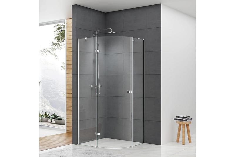 Dusjhjørne Bathlife Diskret - Krom - Hus & oppussing - Kjøkken & bad - Baderom - Dusjer