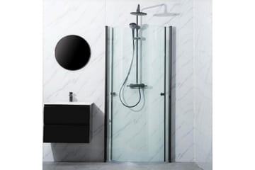 Dusjhjørne Bathlife Mitt Svart - Svart - Hus & oppussing - Kjøkken & bad - Baderom - Dusjer