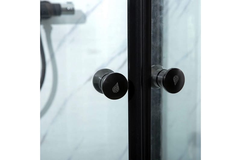 Dusjhjørne Bathlife Mitt Svart - Svart - Hus & oppussing - Kjøkken & bad - Baderom - Dusjer