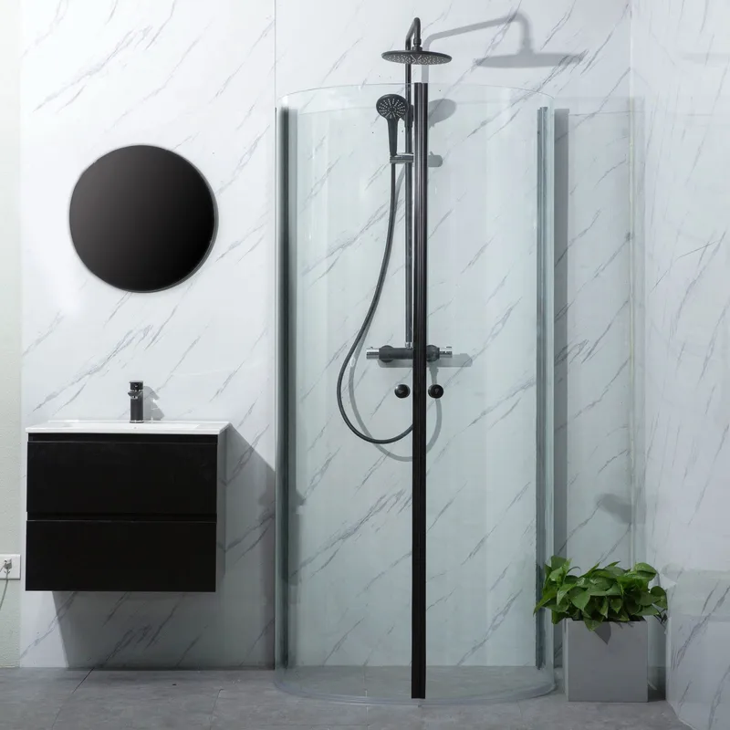 Dusjhjørne Bathlife Mitt Svart