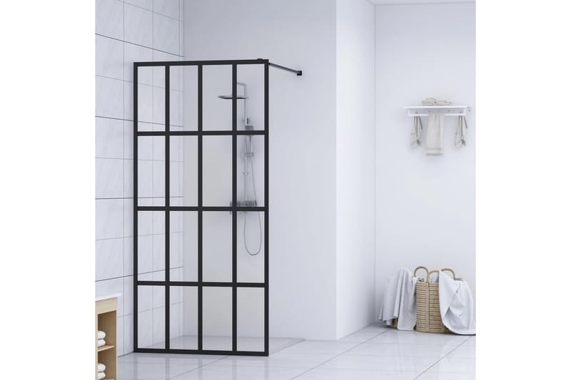 Dusjskjerm herdet glass 100x195 cm - Hus & oppussing - Kjøkken & bad - Baderom - Dusjer