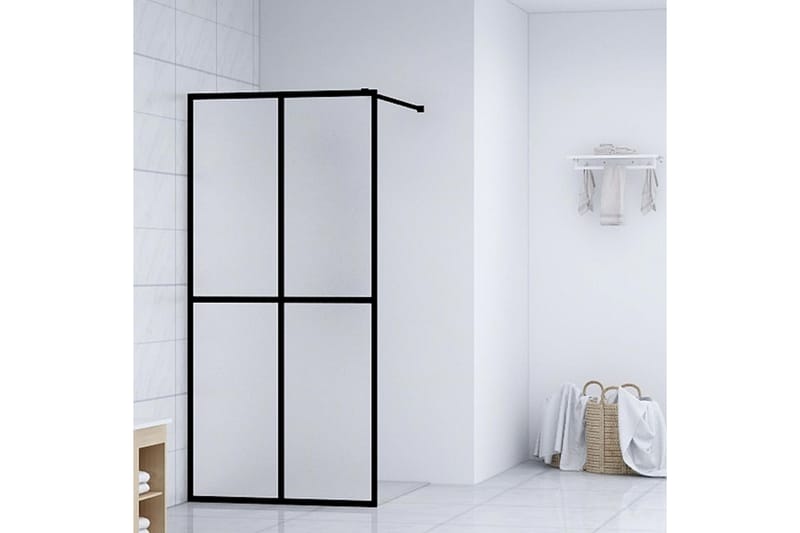 Dusjskjerm herdet glass 80x195 cm - Hus & oppussing - Kjøkken & bad - Baderom - Dusjer