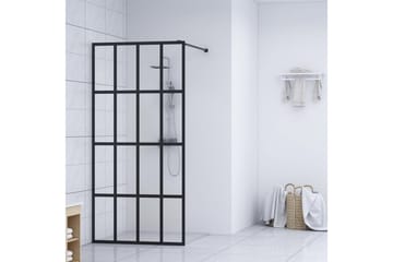 Dusjskjerm herdet glass 90x195 cm - Hus & oppussing - Kjøkken & bad - Baderom - Dusjer