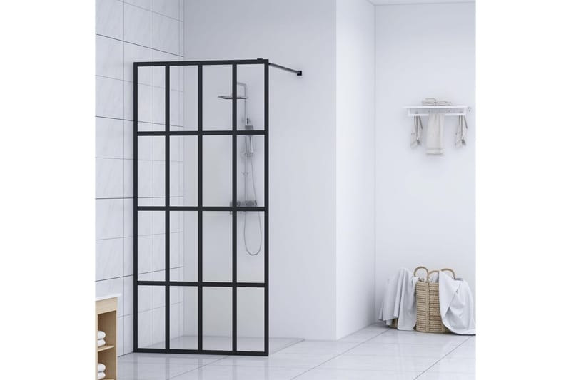 Dusjskjerm herdet glass 90x195 cm - Hus & oppussing - Kjøkken & bad - Baderom - Dusjer