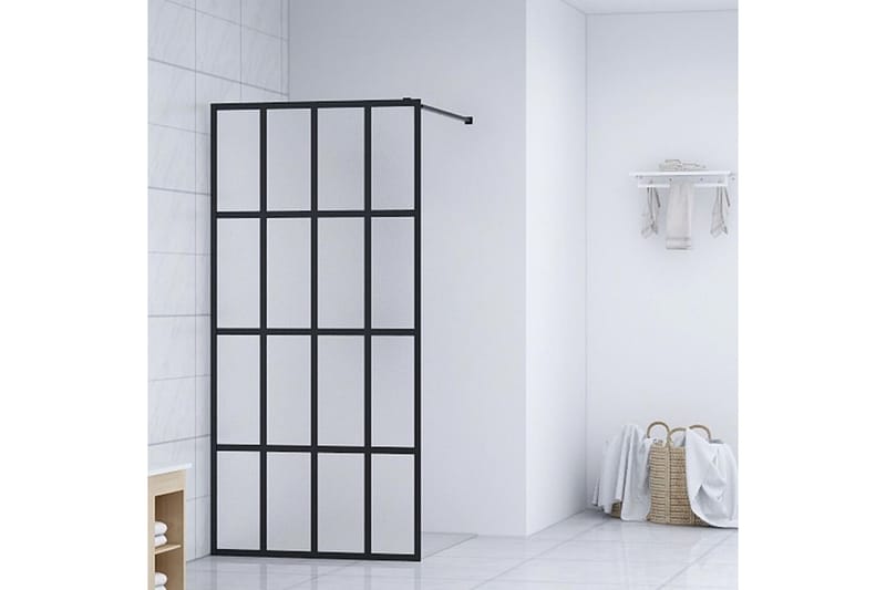 Dusjskjerm herdet glass 90x195 cm - Hus & oppussing - Kjøkken & bad - Baderom - Dusjer
