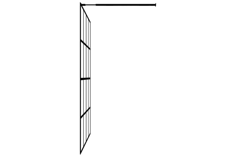 Dusjskjerm herdet glass 90x195 cm - Hus & oppussing - Kjøkken & bad - Baderom - Dusjer