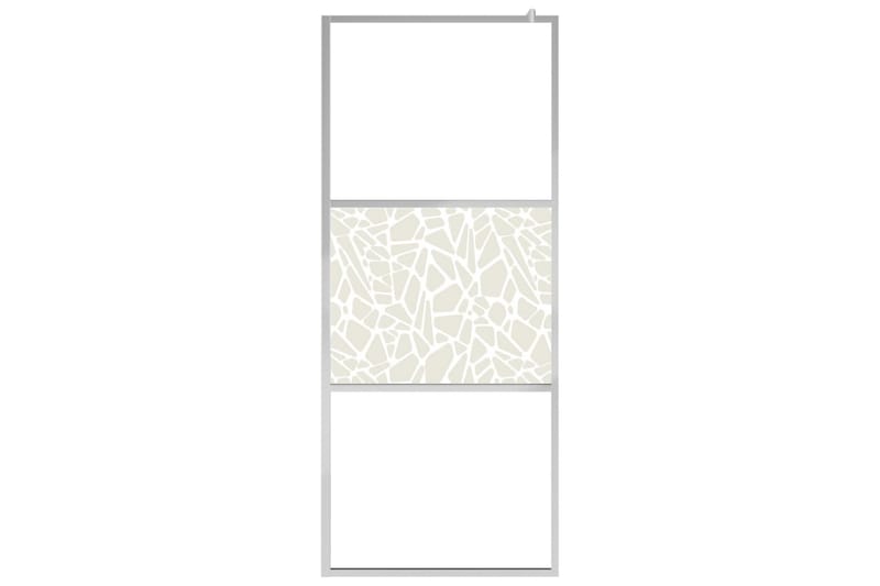 Dusjvegg ESG-glass med steindesign 115x195 cm - Dusjvegger