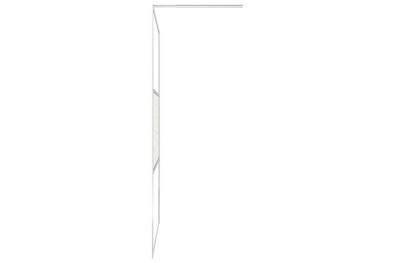 Dusjvegg ESG-glass med steindesign 80x195 cm - Hus & oppussing - Kjøkken & bad - Baderom - Dusjer