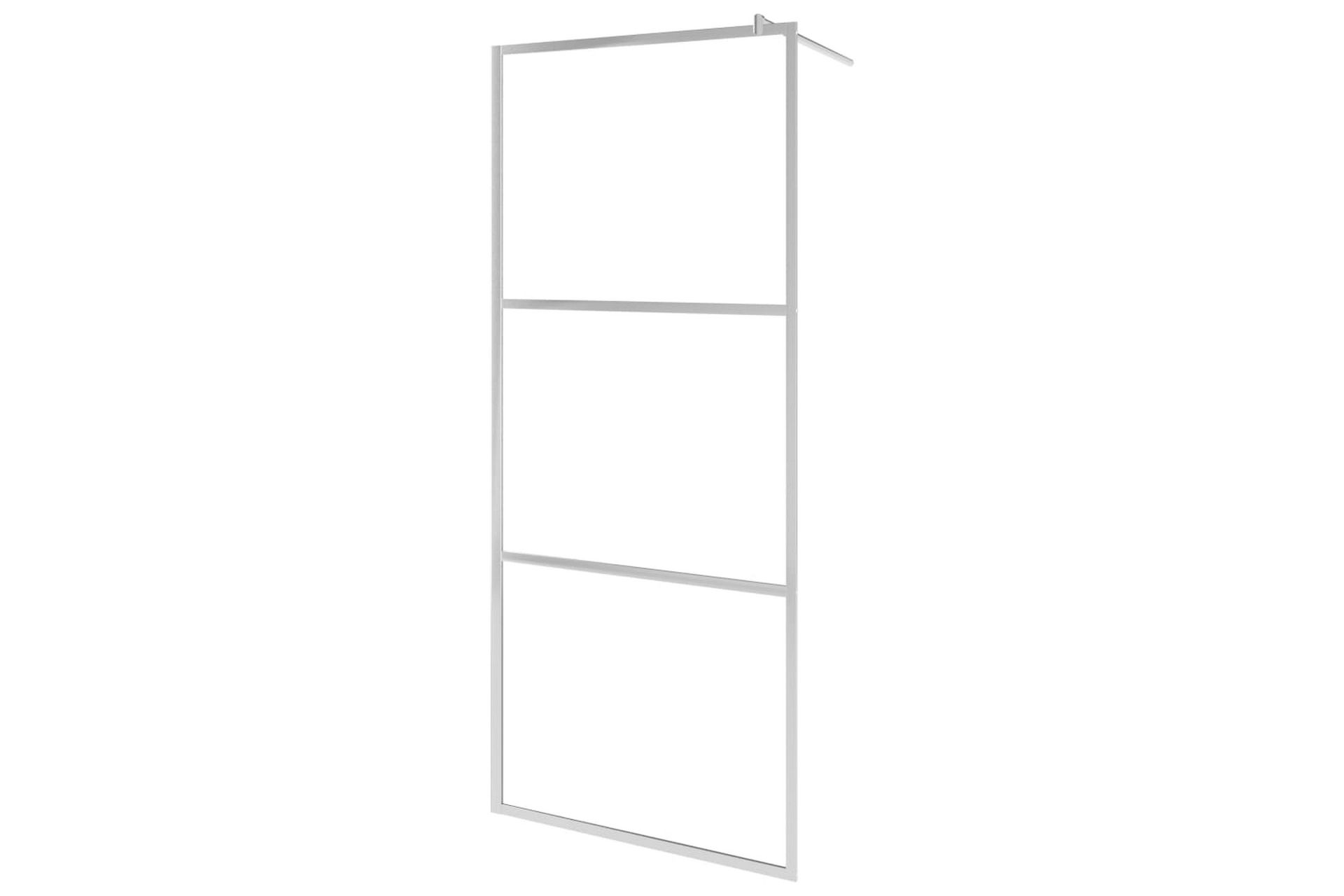 Dusjvegg med helt frostet ESG-glass 115x195 cm - Hus & oppussing - Kjøkken & bad - Baderom - Dusjer