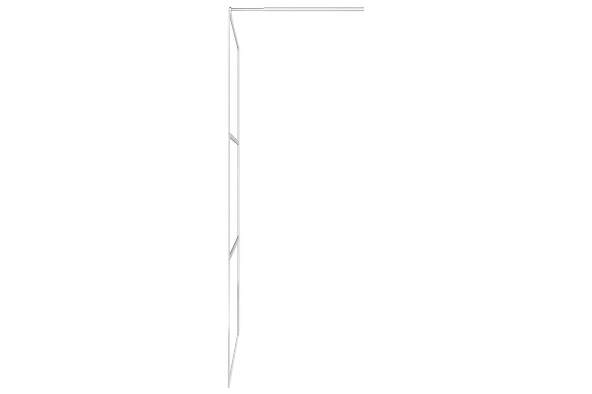 Dusjvegg med helt frostet ESG-glass 115x195 cm - Hus & oppussing - Kjøkken & bad - Baderom - Dusjer