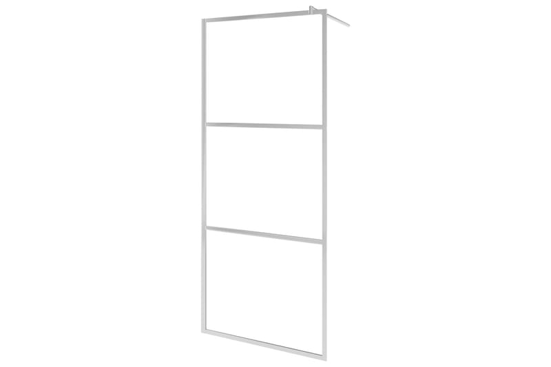 Dusjvegg med helt frostet ESG-glass 80x195 cm - Hus & oppussing - Kjøkken & bad - Baderom - Dusjer