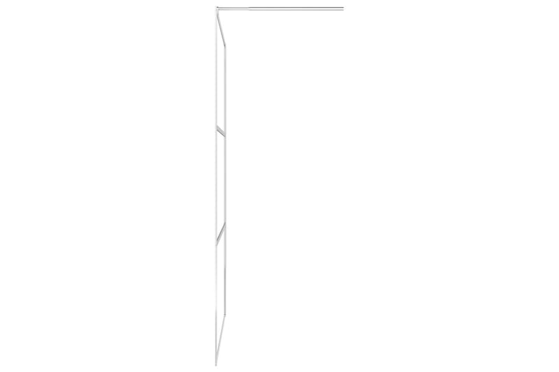 Dusjvegg med helt frostet ESG-glass 90x195 cm - Hus & oppussing - Kjøkken & bad - Baderom - Dusjer