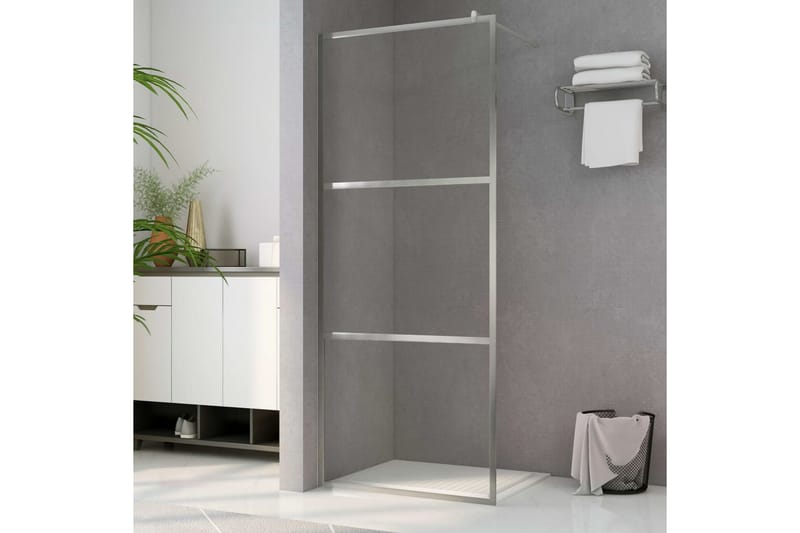 Dusjvegg med klart ESG-glass 140x195 cm - Hus & oppussing - Kjøkken & bad - Baderom - Dusjer
