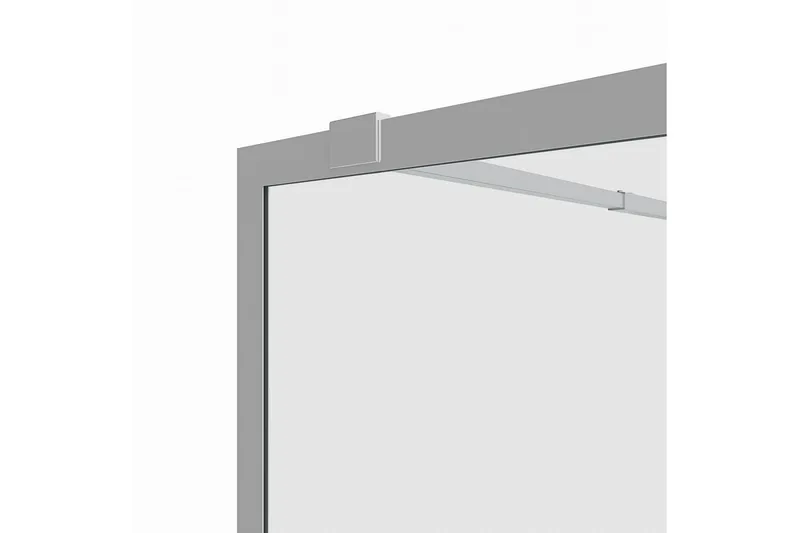 Gullebo Dusjvegg 70x200 cm - hvit - Hus & oppussing - Kjøkken & bad - Baderom - Dusjer - Dusjvegger