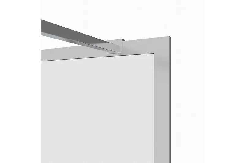 Gullebo Dusjvegg 70x200 cm - hvit - Hus & oppussing - Kjøkken & bad - Baderom - Dusjer - Dusjvegger