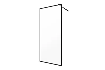 Gullebo Dusjvegg 70x200 cm - Svart - Hus & oppussing - Kjøkken & bad - Baderom - Dusjer - Dusjvegger