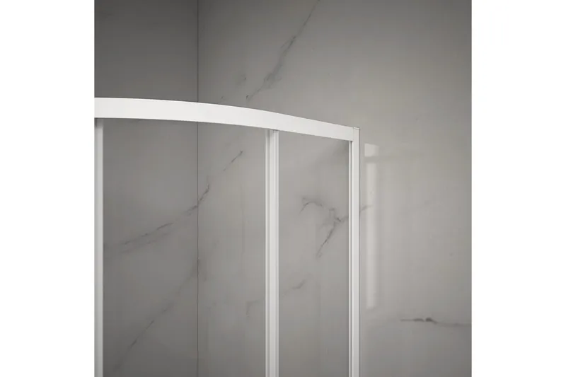 Gullebo Dusjvegg 90x200 cm - Hvit - Hus & oppussing - Kjøkken & bad - Baderom - Dusjer - Dusjvegger