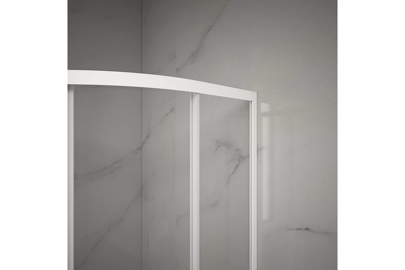 Gullebo Dusjvegg 90x200 cm - Hvit - Hus & oppussing - Kjøkken & bad - Baderom - Dusjer - Dusjvegger