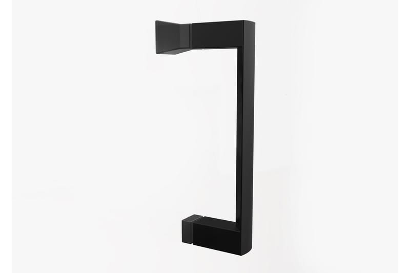 Gullebo Glassvegg 200 cm - Svart - Hus & oppussing - Kjøkken & bad - Baderom - Dusjer
