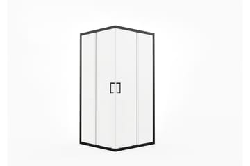Gullebo Glassvegg 200 cm - Svart - Hus & oppussing - Kjøkken & bad - Baderom - Dusjer