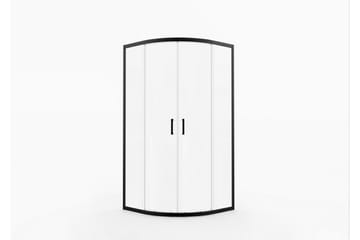 Gullebo Glassvegg 200 cm - Svart - Hus & oppussing - Kjøkken & bad - Baderom - Dusjer