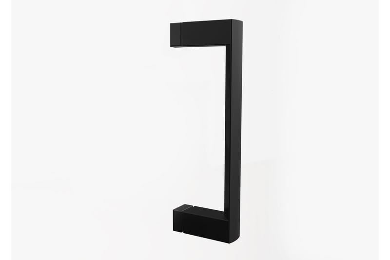 Gullebo Glassvegg 200 cm - Svart - Hus & oppussing - Kjøkken & bad - Baderom - Dusjer