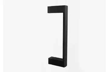 Gullebo Glassvegg 200 cm - Svart - Hus & oppussing - Kjøkken & bad - Baderom - Dusjer - Dusjvegger