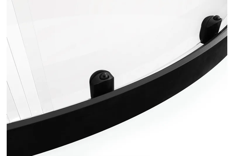 Gullebo Glassvegg 200 cm - Svart - Hus & oppussing - Kjøkken & bad - Baderom - Dusjer - Dusjvegger